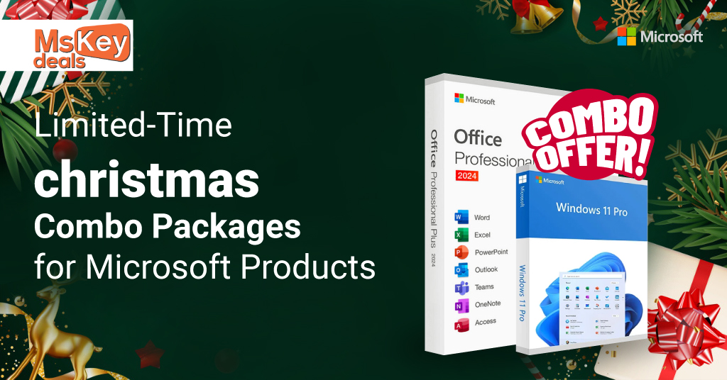 Limited-Time christmas Combo Packages for Microsoft Products